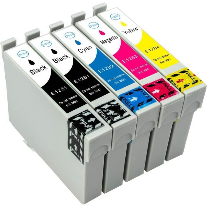 Schneider Lot De 5 Cartouches Encre Effaçable 852 Bleu Roi Pour Roller Breeze Et Base