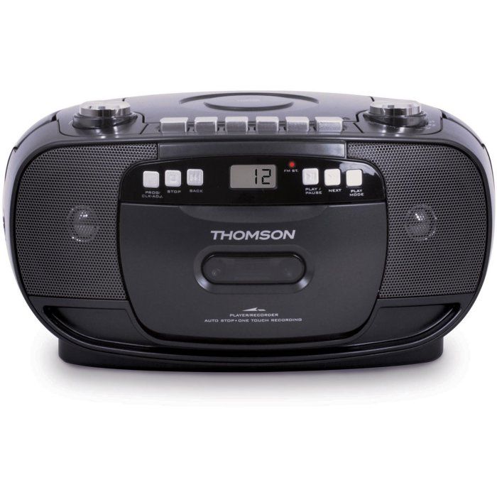 Radio CD Thomson RK200CD – Lecteur CD/Cassette, Tuner FM, Alimentation Secteur/Piles - vue 6