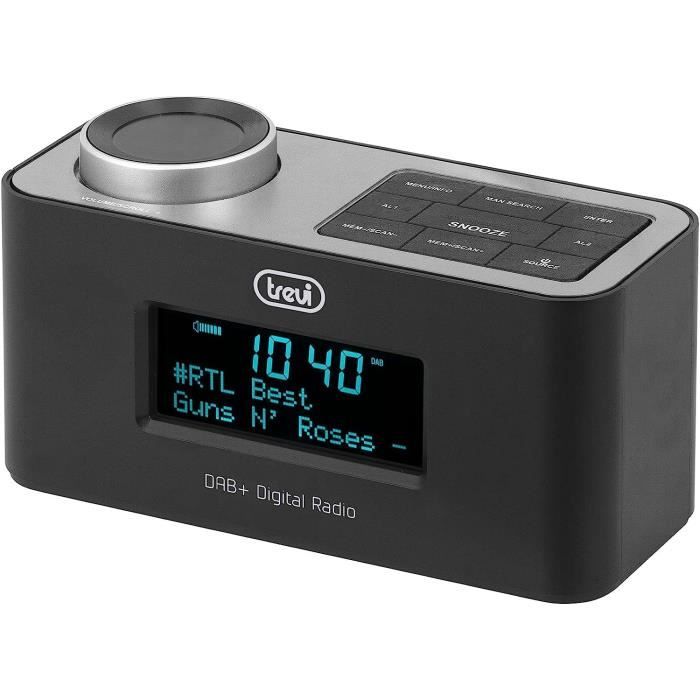 Trevi RC 85D8 DAB Radiosveglia DAB con Proiezione a Soffitto, Stazioni Radio Memorizzabili, Doppia Sveglia, Funzioni Snooze e Sleep, Display LED, Alimentatore in Dotazione Trevi RC 85D8 DAB Radiosveglia DAB con Proiezione a Soffitto, Stazioni Radio Memorizzabili, Doppia Sveglia, Funzioni Snooze e Sleep, Display LED, Alimentatore in Dotazione