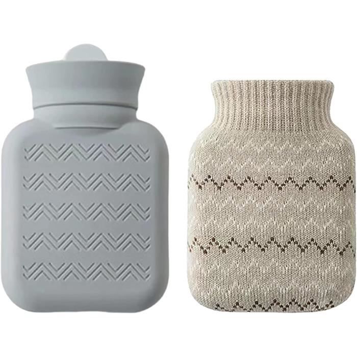 Bouillotte En Forme De U 1,4 Litres - Pour Douleurs Cervicales Et Nuque Raide, Avec Couvercle