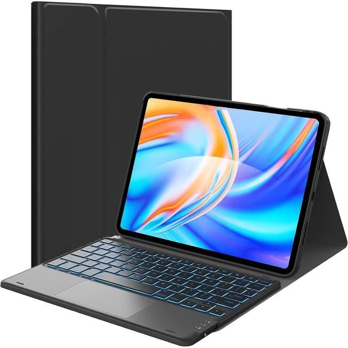 Pack Étui Slim + Clavier Bluetooth Pour Lenovo Tab P11 (TB-J606F) – Noir Karylax