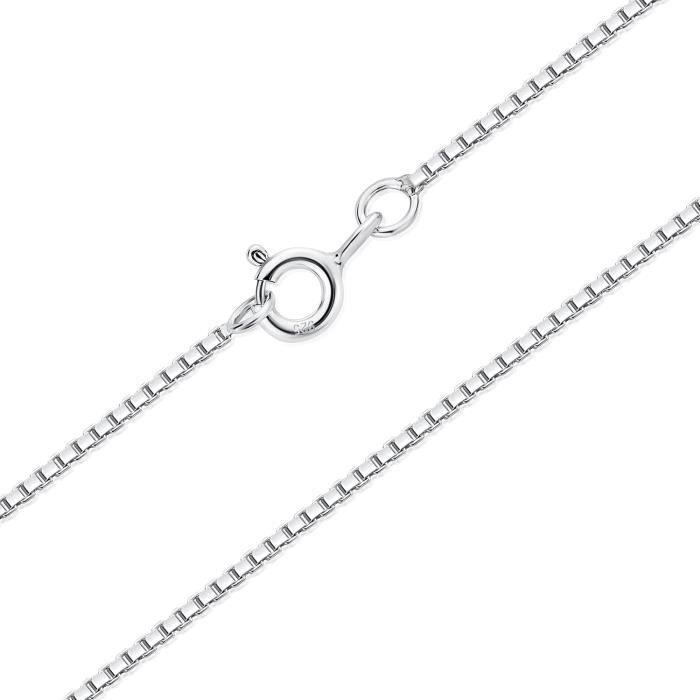 Chaîne Gourmette Très Fine Argent 925 – Maille Élégante 1.2/1.5/2 Mm, Longueurs 40 à 61 Cm, Collier Discret & Chic Femme