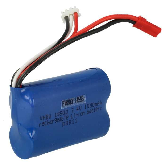 Vhbw – Batterie Li-po 7,4V 1500mAh – Compatible Revell Speed Boat Maxi 24128 – Rechargeable