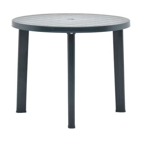 Table de jardin - VIDAXL - 89 cm - Plastique - Rond - Multicolor