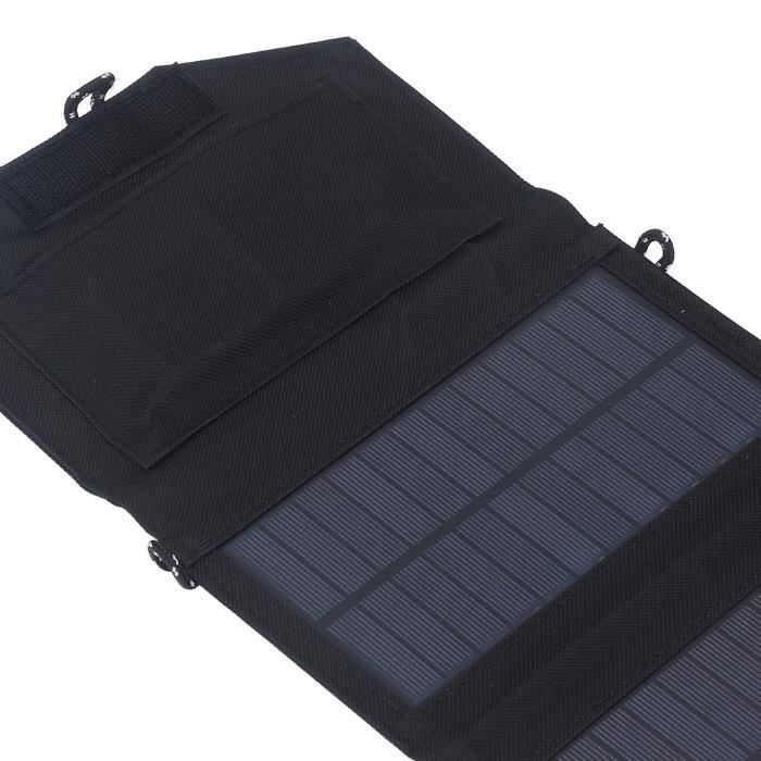 Panneau Solaire Portable 20W Pliable - Chargeur USB étanche Pour Camping