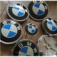 7 Pièces Fibre de carbone bleu et blanc Emblème Logo Sigle BMW Capot / Coffre 82mm /73mm/68mm/45mm Série 1/3/5/6/7/8/X/Z E30/E34/E36-1