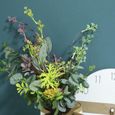 1pc branche artificielle fausse fleur plante verte fête de mariage jardin décor à la maison D166-1
