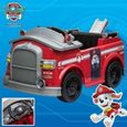 Camion modele electrique pompier marcus pat patrouille - 12V - Rouge-1