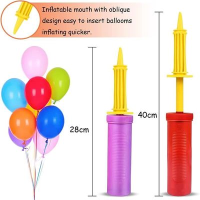 Lot De 2 Pompes à Ballons Manuelles - Gonfleur Rapide Pour Ballons De Baudruche - Pratique Pour Anniversaires, Fêtes