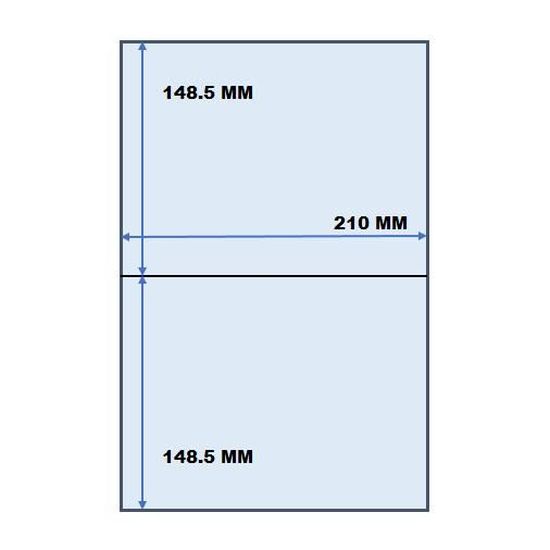 25 feuilles A4 /Étiquettes autocollant blanc mat 50 /étiquettes 148,5 x 210 mm 2 /étiquettes par feuille A5