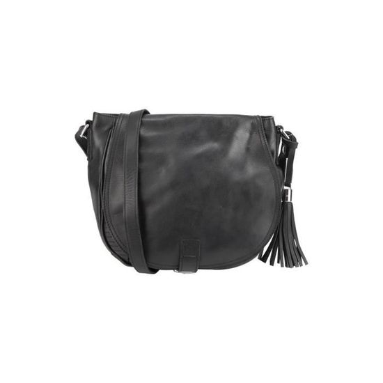 IKKS Sac en cuir femme BI95019 02noir taille 23 cm Achat