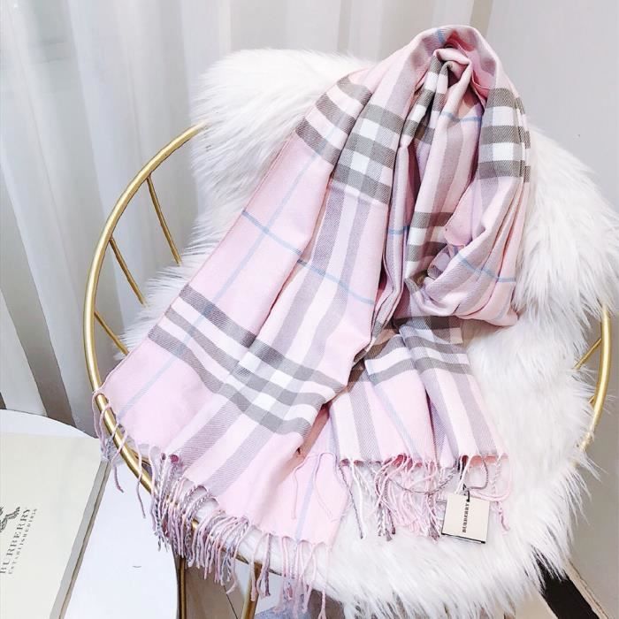 Burberry store echarpe rosa