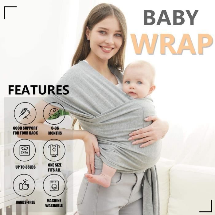 Porte bébé tissu hot sale