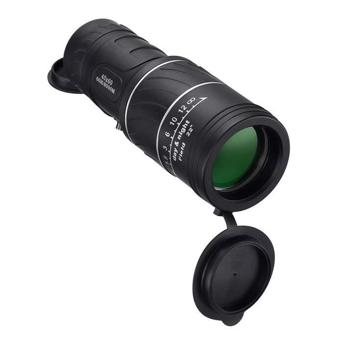Telescope Longue vue militaire 40X60 avec fonction de vision nocturne puissant telescope monoculaire pour vue sur longue distance