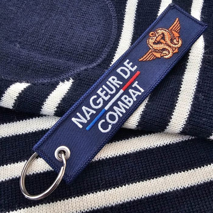 Porte-clés Commandant De Bord Captain Bleu Marine - Grades Aviation Civile CLJ