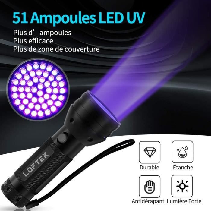 (Blanc)Lumière Noire Ultraviolette 18pcs Light Chips Lampe UV De Bronzage De