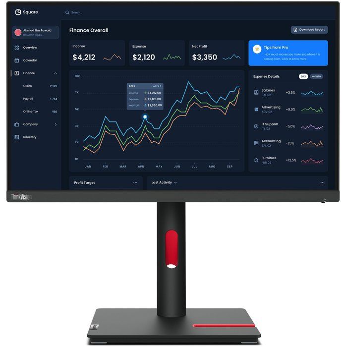Thinkvision Ecran Lenovo ThinkVision T22i-30 - Écran LED - 21.5