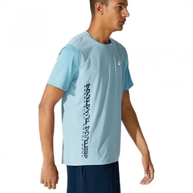 Tee shirt online running homme asics
