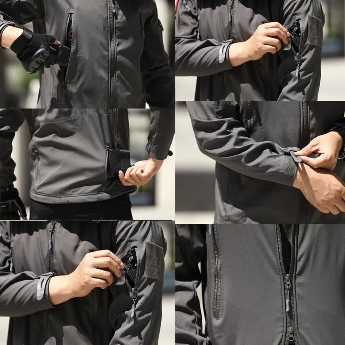 Softshell Homme Hiver Impermeable a Capuche Coupe Vent Noir Cdiscount Sport