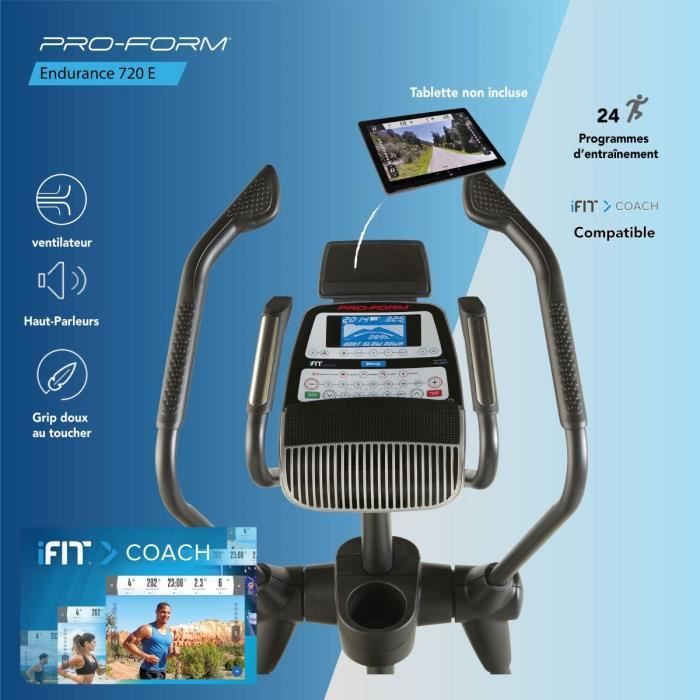 Velo Elliptique Proform Endurance 720E Cdiscount Sport