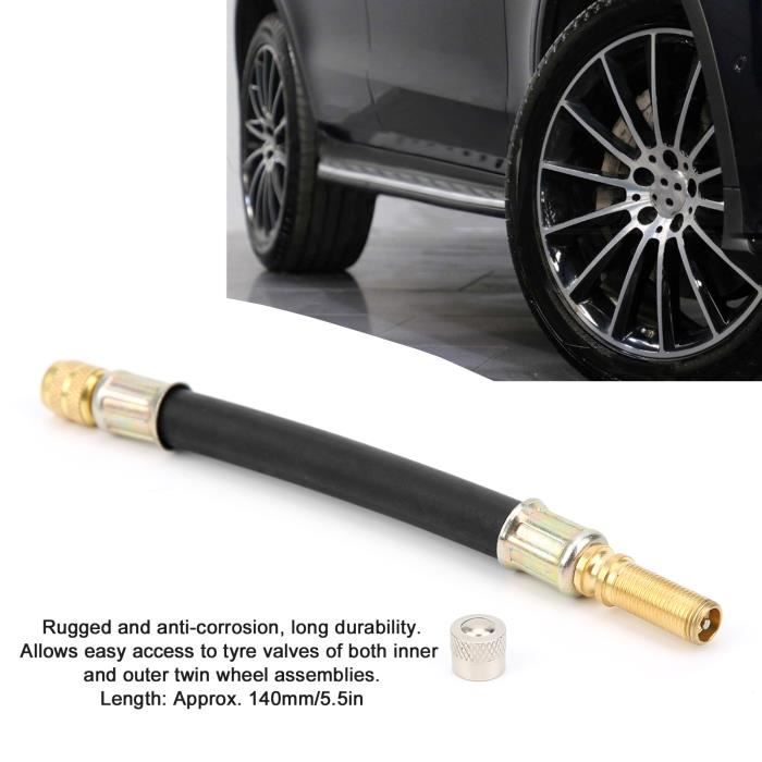Rallonge Valve Vélo 80mm En Alliage Aluminium - Extension Tige De Valve Pour Pneus Route | Avec Clé