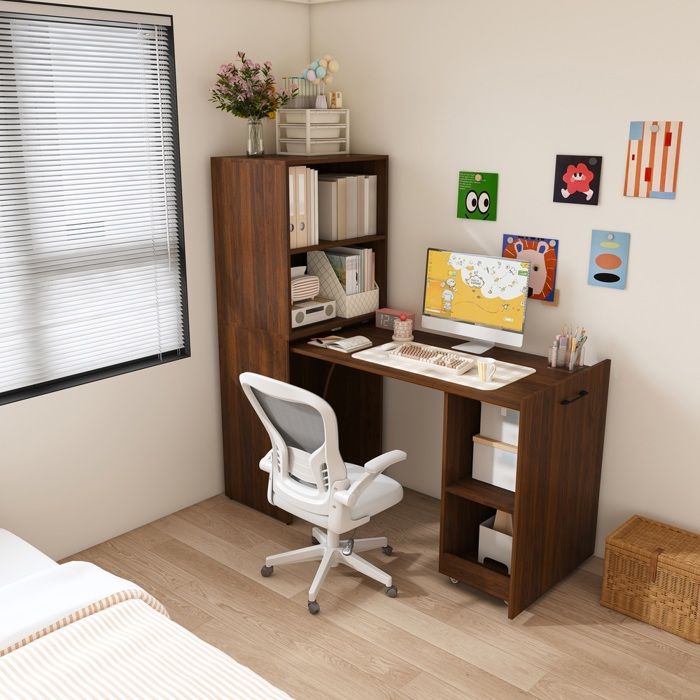 Bureau Extensible, Pliable, Avec Étagère RéGlables Et Plateau ...
