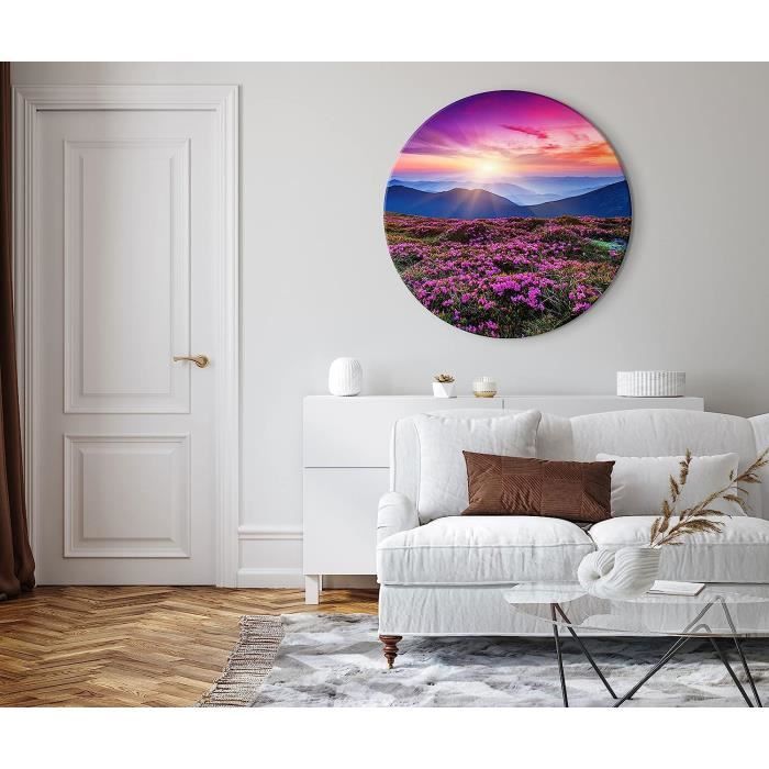 Impression sur Toile 90x30cm Tableaux Image Photo papillon prairie