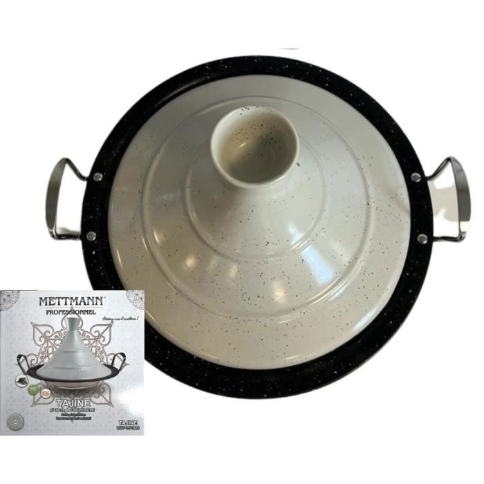 Tajine WEB2O Induction 30cm - Traditionnel En Fonte Aluminium, Bleu, Tous Feux