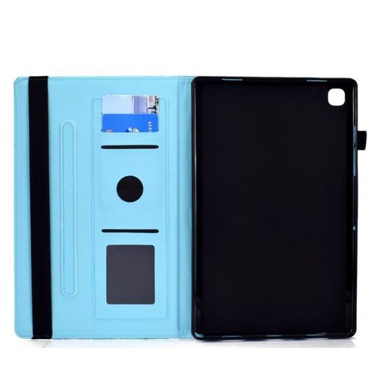 Kdely Coque de Protection Transparente pour Samsung Galaxy Tab S6 Lite 10.4 Pouce Étui à Rabat Ultra-Mince Case avec Fente pour Stylo Smart Cover Housse avec Veille// Réveil Automatique Vert Clair