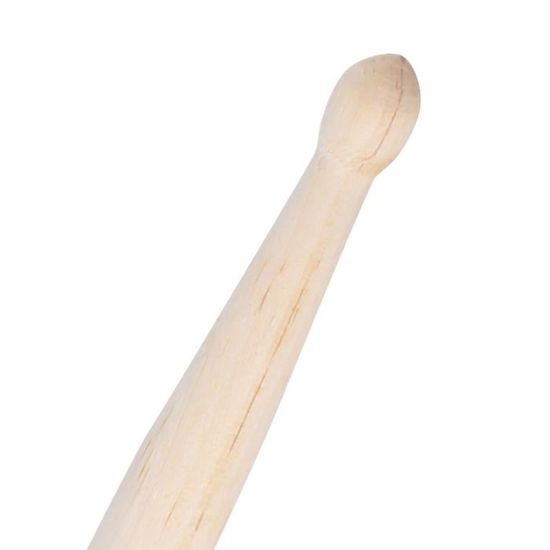 1 paire de baguettes bois professionnelles 5A pour batterie Léger adapté à la performance de batteur Burlywood pour tous les tambours 