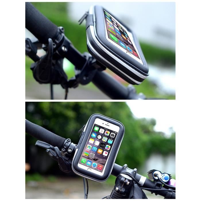 LEMEGO Support de téléphone Portable étanche pour Guidon de vélo - Support  de vélo Rotatif à 360