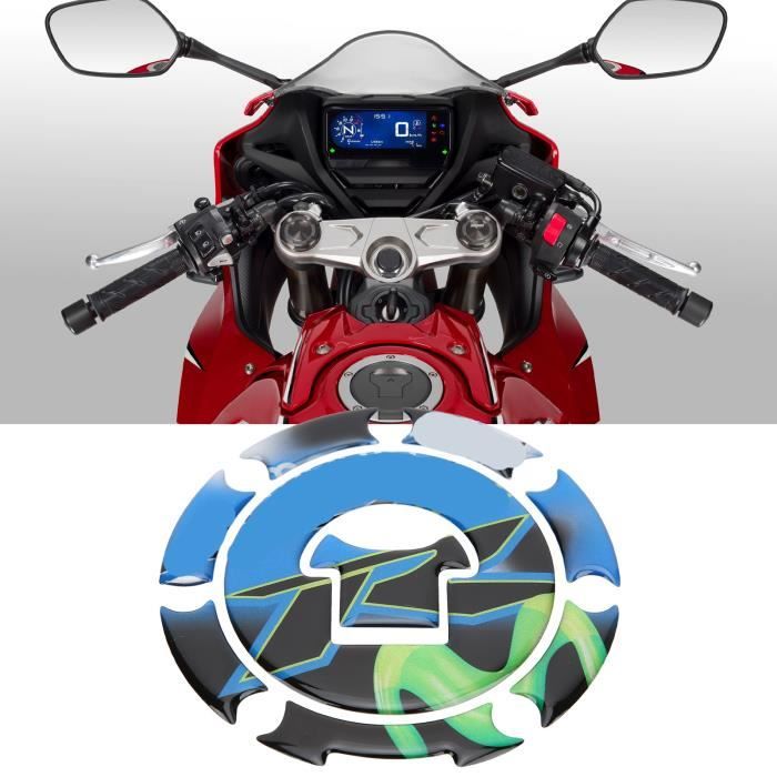 WEI autocollant de protection de moto de course Autocollant de bouchon de  réservoir de carburant de moto autocollant - Cdiscount Auto