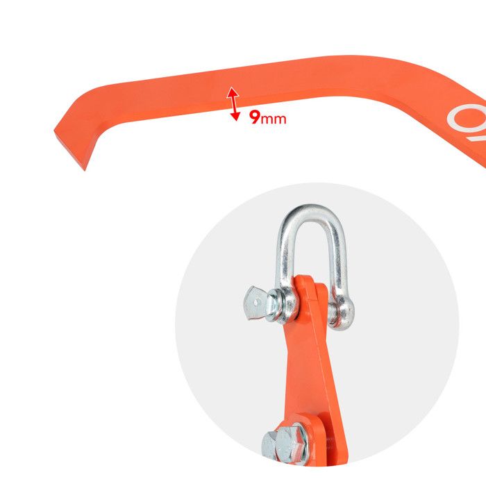 Pince Forestière WilTec - Capacité 1500kg - Pour Troncs Jusqu'à 760mm - 2 Mandrins - Débardage Professionnel