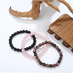 Lot De 3 Bracelets Extensibles Faits Main - Idée Cadeau Amitié Ou Petit Présent