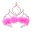GENERIC DIAD/ÈME AVEC PRINCESSE COEUR CRYSTAL /&FOURRURE ROSE