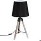 Lampe Sur Trepied Esprit Industriel Pied En Bois Abat Jour