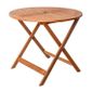 Table De Repas Ronde Pliante En Bois Moofushi L 90 X L 90 X H