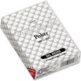 Dal Negro TORCELLO - Jeu de 54 cartes 100% plastique - format poker - 4 index standards Blanc-0