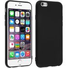 Coque arrière de protection AVIZAR pour iPhone 6S / 6 - Silicone gel souple mat - Noir