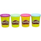 PLAYDOH Pâte à modeler Play-Doh - 4 pots de 112 g chacun - Multicouleurs