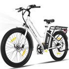 HITWAY Vélo électrique 27.5" - Moteur 250W - Batterie au Lithium Amovible 36V 13Ah - APP - Pompe à vélo gratuite - Blanc