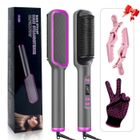 Brosse lissante JIATZOCN - LCD anti-brûlure - 30 réglages de température