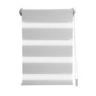 MADECO DOMDECO Store jour et nuit sans perçage - Gris clair - 52x190 cm