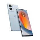 Smartphone Motorola moto edge 50 FUSION en bleu guimauve avec écran 6,7" pOLED 144 Hz Full HD+, 1080 x 2400 pixels, 12 Go de RAM