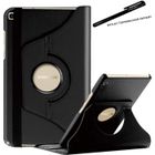 Housse Etui Noir pour Samsung Galaxy Tab A 8.0 2019 SM T290 T295 Coque avec Support Rotatif 360° avec Stylet Toproduits®