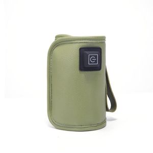 CHAUFFE BIBERON vert - USB - Chauffe-lait pour bébé, chauffe-biberon Portable (5V), sans BPA, maintient la température du lai