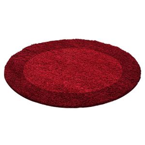 tapis rond bordeaux cdiscount