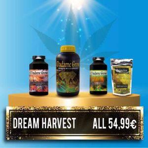ENGRAIS Engrais Universel MADAME GROW ⭐️⭐️⭐️⭐️⭐️ ? Dream Harvest 4KIT 4 X 250 ML Pack d'engrais Bio Obtenez Une récolte de rêve  189050