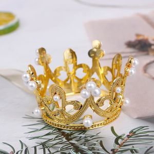 Décoration de gâteau couronne diadème doré pour enfants, décoration de fête  d'anniversaire princesse, fournitures de