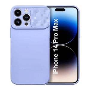 COQUE - BUMPER Coque Cam Slide couleur Lavande Pour iPhone 14 Pro